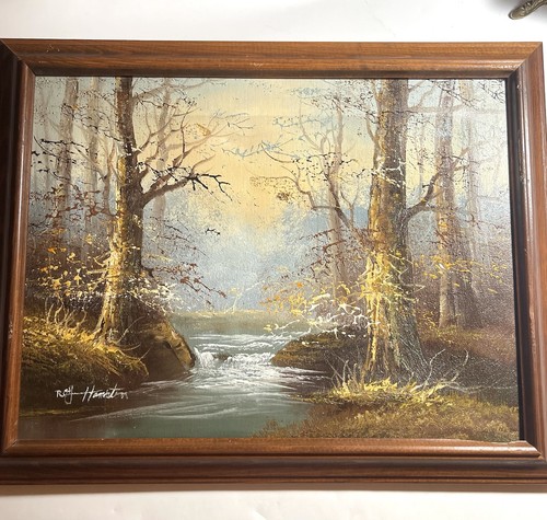Dipinto olio paesaggio - , bosco