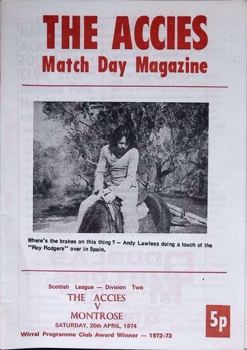 1974 hamiton academical - 20/04/1974,