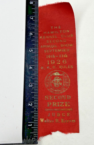 1926 the hamiton dog - 1926, club