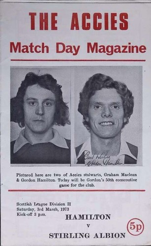 1973 hamiton academical - 03/03/1973,