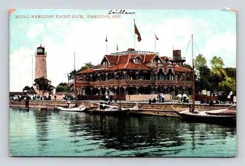 Cartolina royal hamilton yacht - royal,