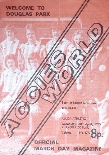 1975 hamiton academical - 30/04/1975,