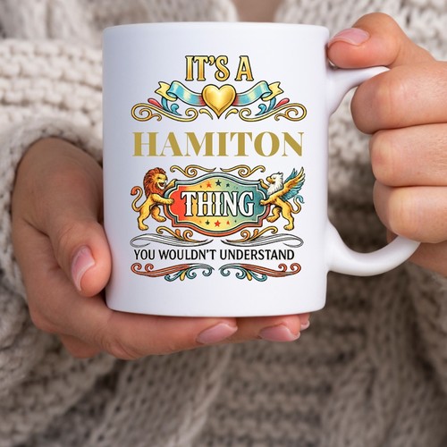 Tazza hamiton divertente - tazza,